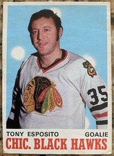 1970-71 O-Pee-Chee #153 Tony Esposito - Chicago Black Hawks