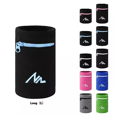 2 PACK - NEWZILL Wristband / Wrist Wallet with Pocket, Pouch for Running, Tennis - Image 1 of 4