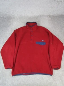 Patagonia Snap-T Sweater Mens Large Red Hiking Fleece * - Picture 1 of 14