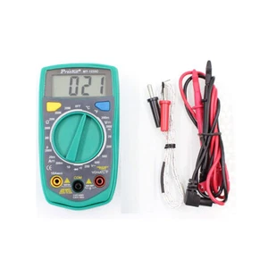 Multímetro Probador De Digital Pro's Kit MT1233C 3 1/2 Corresponde Ce Display - Imagen 1 de 1