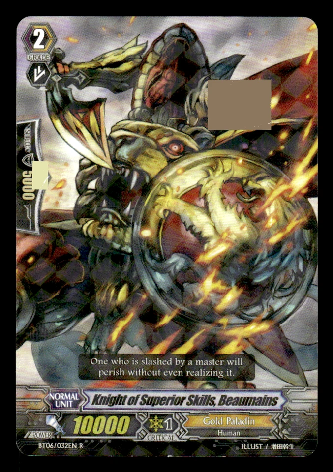 Knight of Superior Skills, Beaumains - BT06/032EN - R Near Mint / Mint, Engl - Image 1 of 1