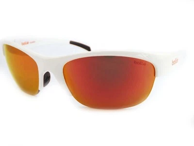 Bolle Chase Polarized Sunglasses White with TNS Fire Mirror CAT.3 Lenses 11359 - Image 1 of 4