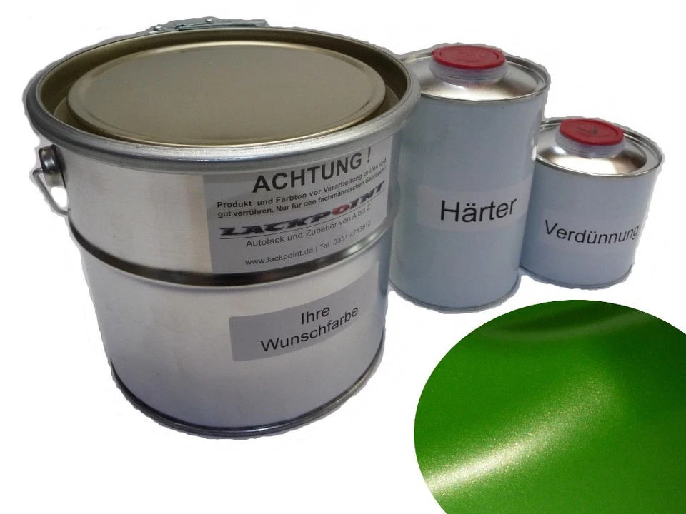 3.5 L set 2K car paint Mamba green metallic matte tuning suitable for BMW suitable - Image 1 of 1