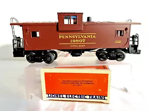 LIONEL 6-19807 #1 PENNSYLVANIA EXT. VISION ~w~ SMOKE ILLUMINATED CABOOSE LK/N - Picture 1 of 4