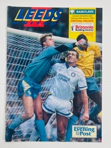 1991/92 LEEDS UNITED (CHAMPIONS) V CRYSTAL PALACE 18-01-1992 DIVISION 1 - Picture 1 of 1