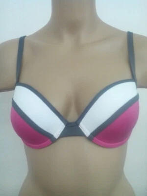 Bikinioberteil Hamilton Beach Sapph pink/grau Bügel Bikini Damen Bademode - Bild 1 von 3