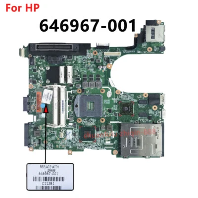 646967-001 For HP EliteBook 8560P 6560B Motherboard QM67 DDR3 HD6470M HD7400M - Image 1 of 4