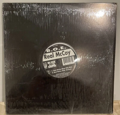 B.O.E.: Real McCoy Safari Records 12" Single 33 RPM Black On Earth Rare Preowned Foto 1 de 3