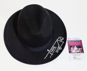 TIMMY TROMPETE SIGNIERT SCHWARZ KONZERT STIL HUT MIT JSA ZERTIFIKAT METS NARCO EDM - Bild 1 von 2