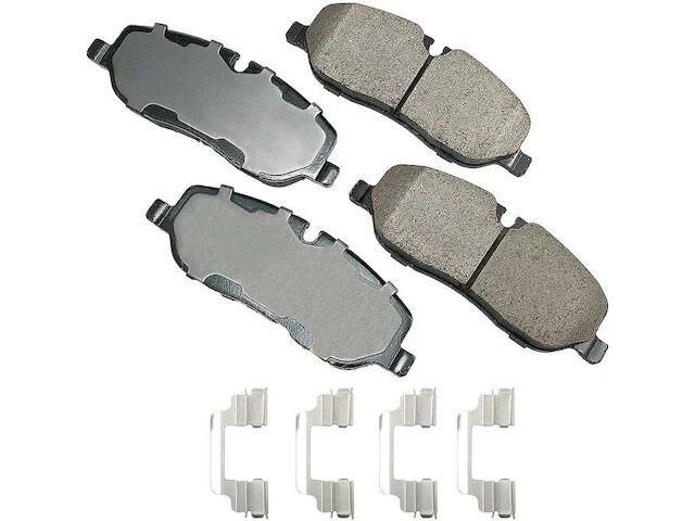Juego de pastillas de freno delanteras Akebono 49328PYTX 2007 para Land Rover Range Rover 2006-2009 Foto 1 de 2