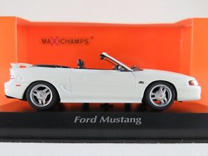 Maxichamps 940 086631 Ford Mustang IV Cabriolet (1994) in weiß 1:43 NEU/OVP