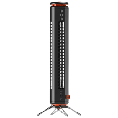 Sharper Image by Vornado AXIS 12 Desktop USB Airbar Tower Fan (Black)