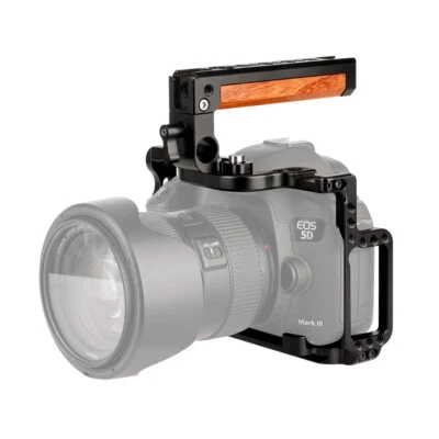  NICEYRIG DSLR Camera Cage With Handle For Canon 5DMark II Mark III Mark IV 5Ds  - Image 1 of 4