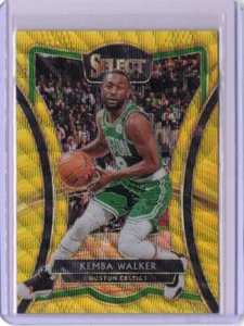 Panini Select 2019-20 #181 Kemba Walker Gold Wave Prizms - Photo 1/2