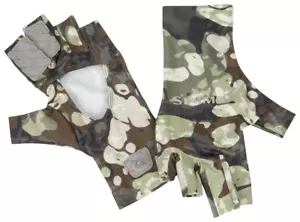 Guantes de sol Simms SolarFlex para hombre - camuflaje ribereño - XL - Imagen 1 de 1