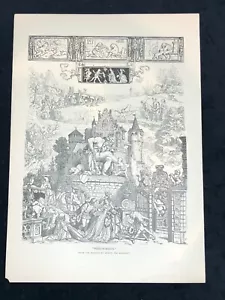c. Late 1800s Puss-In-Boots, Moritz von Schwindt, Antique Engraving Print - Picture 1 of 9