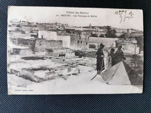 CPA Villes du Maroc - MEKNES - Les Terrasses du Mellah - Imagen 1 de 2