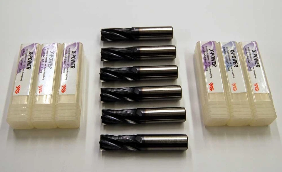 YG1 93117 3/4" Fine Roughing Long Carbide End Mill 1-5/8" LOC 4" OAL 4FL