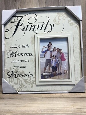 FAMILY PHOTO FRAME  “Family Today’s Little Moments, Tomorrow’s Precious Memories - Image 1 of 4