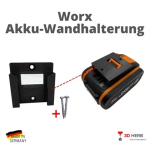 Soporte de pared para batería Worx Powershare 16V 20V soporte soporte de batería soporte - Imagen 1 de 6