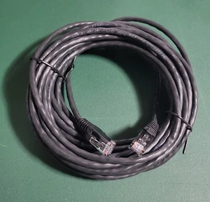 Cat 5 25 Foot Black Ethernet Cable - Picture 1 of 4