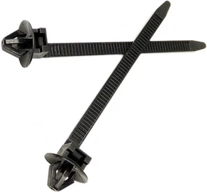 50Pcs Nylon Push Mount Tie Self-Locking Wire Tie Retainer Clip Clamp Mount Cable - Picture 1 of 12