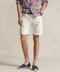 POLO RALPH LAUREN Men's 7.5-Inch Sullivan Slim Denim Shorts Size 32 - Picture 1 of 6
