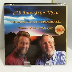 1984 All Through The Night Folksongs America and British Luxon Crofut Mint LP - Imagen 1 de 2