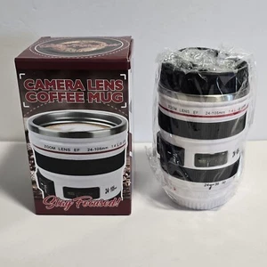 Camera Lens Coffee Mug For Photographer Insulated Camera Lens Stainless Steel - Bild 1 von 8