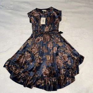Joyfolie Mia Joy Amoura Dress In Navy Floral - Size 10 NWT - Picture 1 of 7