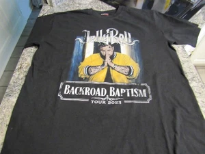 2023 Jelly Roll BACKROAD BAPTISM T-Shirt Konzert Tour Herren L schwarz kurzarm - Bild 1 von 10