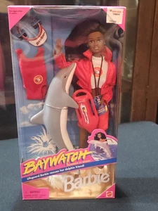 MIB Barbie Baywatch Lifeguard Puppe African American 1994 Mattel 13258 - Bild 1 von 6