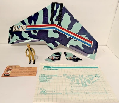 G.I. Joe Falcon Glider Grunt Complete 1983 ARAH - Image 1 of 4