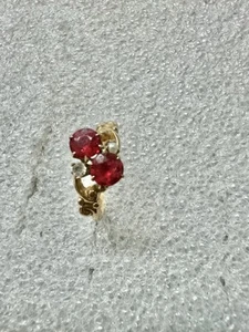 Antique 14k Yellow Gold Early 1900s Hayden W Wheeler & Co Ny Ruby Ring Size 5  - Picture 1 of 15