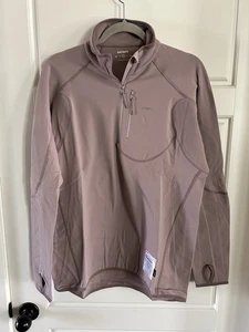 Satisfy Running women’s ghost fleece half zip jacket color Nirvana size M - Picture 1 of 4