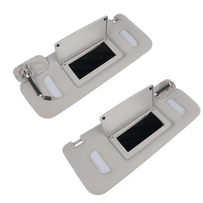 Juego de 2 parasoles laterales diestro y derecho para Chevy Suburban GMC Sierra 2500 3500HD 07-14 Foto 1 de 4