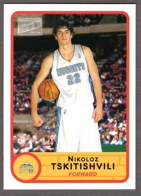 2003-04 BAZOOKA NIKOLOZ TSKITISHVILI CARD #159 **NM-MT** DENVER NUGGETS - Image 1 of 2