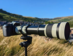 Canon EF DSLR Fit 800mm Super TelePhoto Zoom Lens 1300mm on APS-C!!