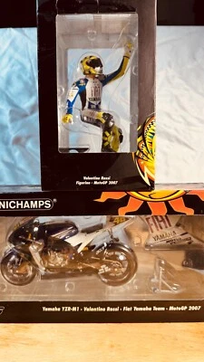 Minichamps Valentino Rossi Moto + Figura MT GP 2007 - Immagine 1 di 4