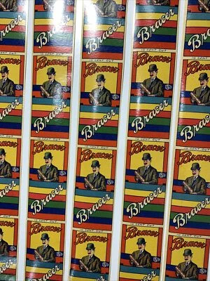 20 etiquetas de tabaco Bracer en 5 tiras sin cortar etiqueta adhesiva original sin usar Foto 1 de 4