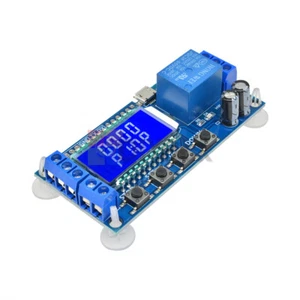 DC5V Time Delay Relay Module Power off Trigger Cycle Timer Circuit Switch w/ LCD - Picture 1 of 8