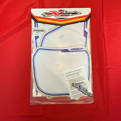 NOS N-Style Yamaha APPL-02-03-YZ-125-250 Pre Printed Plate White N03-140P  - Image 1 of 3