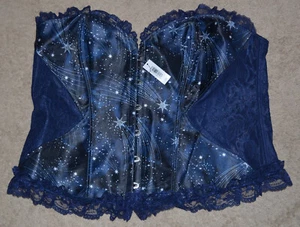 Corsé Adore Me para mujer con estampado One Wish castaño rojizo sin forro talla: 3X - Imagen 1 de 4
