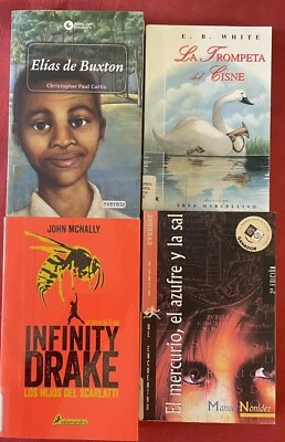 Lot 4 Spanish Chapter Books Nonídez McNally White Curtis - Image 1 of 4