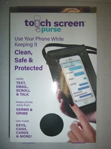 Borsa touch screen Lori Greiner Shark Tank telefono a tracolla All Star Innovations - Foto 1 di 5