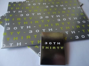 Geschenkpapier 30. Geburtstag......2 Blatt & 1 Etikett....70 cm x 50 cm - Bild 1 von 3