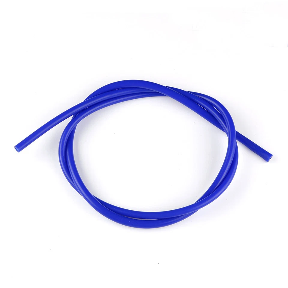 6mm 1/4" ID Blue Full Silicone Turbo Air Vacuum Hose/Line/Pipe/Tube 10 Feet - Image 1 of 4