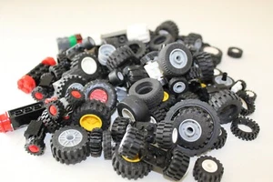 Lego Neumáticos Ruedas Ejes Lote 15 OZ - Imagen 1 de 2