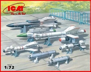 1/72 ICM Soviet Air-to-Surface Aircraft Armament (X-29T, X-31P, X-59M missiles, - Picture 1 of 1