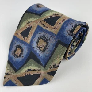 Briar Mens 100% Silk Geometric Abstract Style Tie - Picture 1 of 12